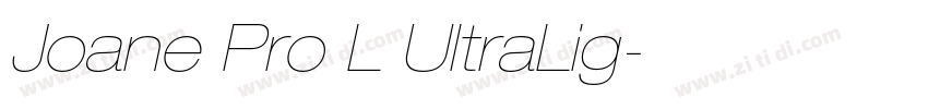 Joane Pro L UltraLig字体转换